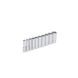 Juego 10 Dados Largos Pulgadas Cuadro de 3/8 52111 Urrea-h