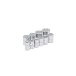Juego 10 Dados Pulgadas Cuadro de 3/8 C12 Puntas 52118 Urrea-h