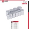 Juego 10 Dados Pulgadas Cuadro de 3/8 C12 Puntas 52118 Urrea-h