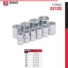 Juego 10 Dados Cuadro de 3/8 Pulgadas C6 Puntas 52122 Urrea-h