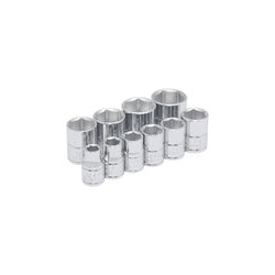 Juego 10 Dados Cuadro de 3/8 Pulgadas C6 Puntas 52122 Urrea-h