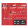 Linternas Lamparas Led de Alta Potencia 3000 Lm Urrea-h