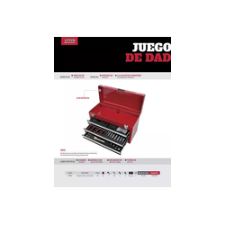 Juego de Dados Y Accesorios En Caja 178 Piezas Jcm01 Urrea-h