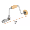 Berbiqui Prof. Perillas Madera 12'' 10970 Truper