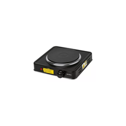 Parrilla Eléctrica Quemador Tipo Disco, Negra, Volteck 47554