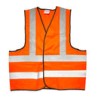 Chaleco Seguridad Naranja C/cintas Reflejantes 137377 Surtek
