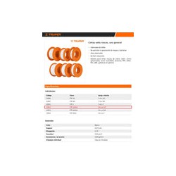 Cinta Sella-roscas 1/2'' Uso General 13m 10pzas 12512 Truper