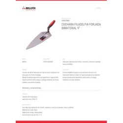 Cucharas P/albañil 9¨ Filadelfia 3 Piezas 658529bm Bellota