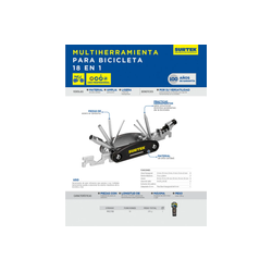 Multiherramienta para Bicicleta 18 En 1 Mci18 Surtek