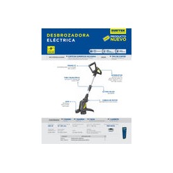 Desbrozadora Electrica 12'', 450 W, De512 Surtek