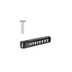 Juego Dados 3/8' Mm Cortos 9 Pz Truper 13952
