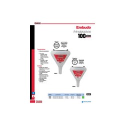 Embudo Anti-salpicaduras de 1.7 Lt Emb2 Urrea-h
