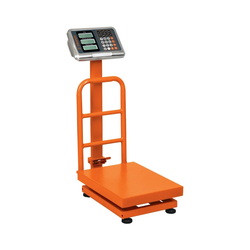 Báscula Digital Bas-pla 100kg con Mástil 127v Naranja Truper