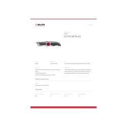 Cutter Trapezoidal 751407 Bellota