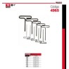 Juego de 10 Llaves T En Pulgadas 6 4965 Urrea-h