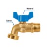 Llave de Esfera con Rosca para Manguera 1/2 49053 Foset