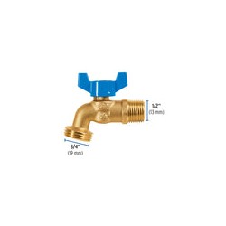 Llave de Esfera con Rosca para Manguera 1/2 49053 Foset