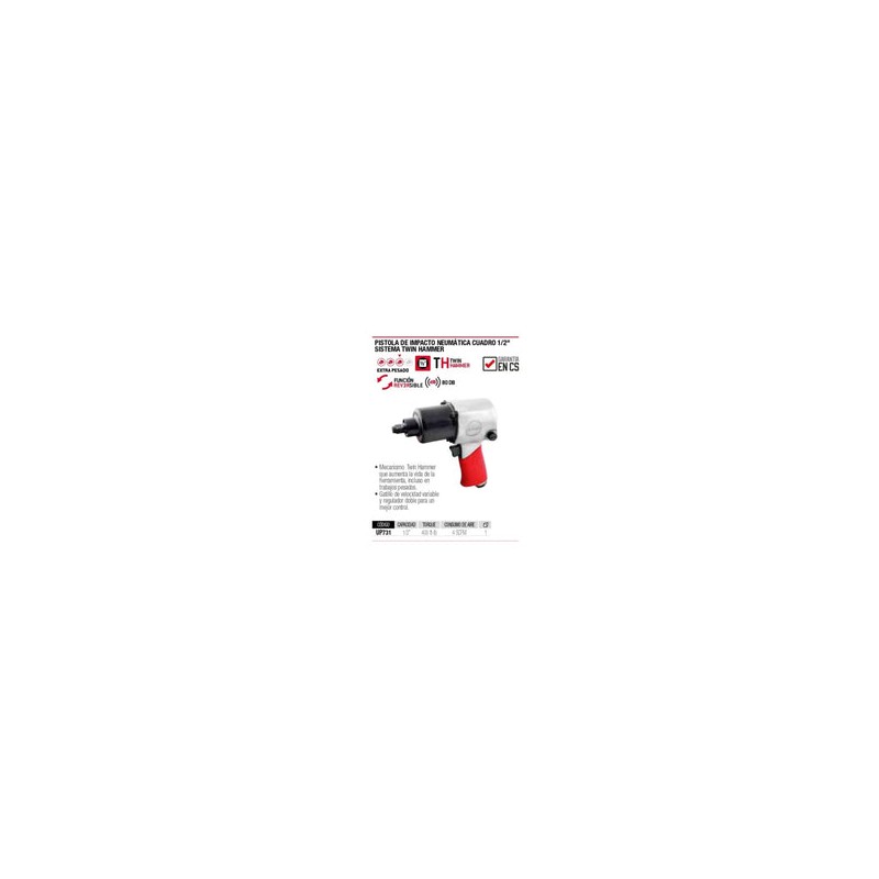 Pistola Impacto 1/2 400ft/lb Mod. Up731 Urrea-h