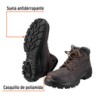 Zapato Industrial con Casquillo, #25, Café 17850 Truper