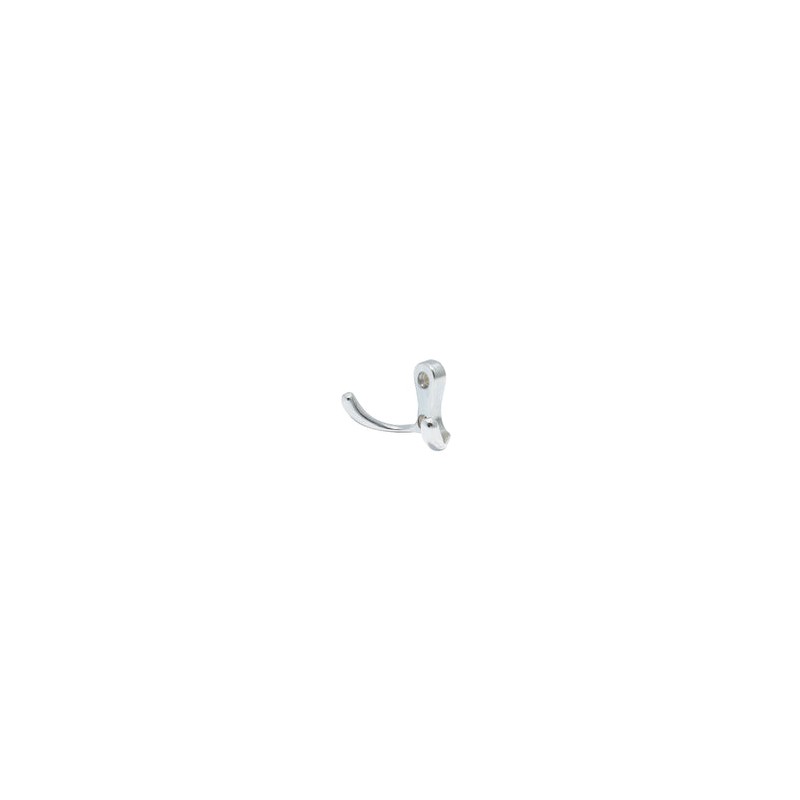 Gancho Perchero de Pared Doble Niquel Satinado 13pe Lock