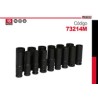Juego 15 Dados Impacto Largos Métricos 1/2 Inch 73214m Urrea-h