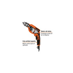 Taladro Rotomartillo Prof. 3/8' 500 W Var. 16736 Truper