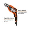 Taladro Rotomartillo Prof. 3/8' 500 W Var. 16736 Truper