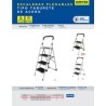Escalera Tubular Plegable Acero 2 Escalones Ett2 Surtek