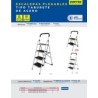 Escalera Tubular Plegable Acero 2 Escalones Ett2 Surtek