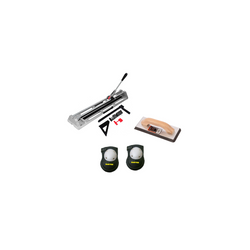 Kit Cortadora de Azulejos+llana Azulejera+rodilleras Bellota