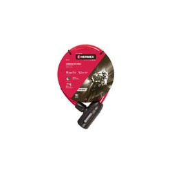 Candado Cable 1.20 Mt X 15 Mm con Llave Uso Rudo 43920 Hermex