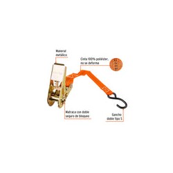 Juego Sujetadores C/matraca Carga Máx 675 Kg 4 Pzas 101742 Truper