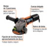 Esmeriladora Prof. 4-1/2'' 700 W 14013 Truper