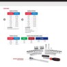 Estuche con Matraca Reversible Y Dados 63 Piezas Jcd01 Urrea-h