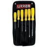 Juego de 6 Destornilladores Ámbar Combinado 9600g Urrea