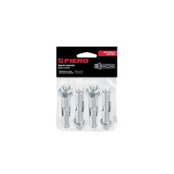 Taquete Expansivo con Tornillo 1/4' X 3/8' 4 Pz 44360 Fiero