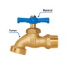 Llave Manguera 1/2'' 130 Gr Laton 49085 Foset