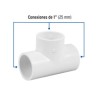 Tee Hidr. 1'' 10 Piezas 45422 Foset