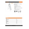 Escalera de Aluminio Tijera 16743 Truper