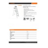 Escalera de Aluminio Tijera 16743 Truper