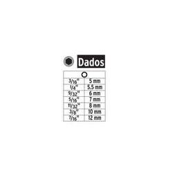 Juego de 14 Dados para Taladro, 12844 Pretul