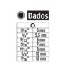 Juego de 14 Dados para Taladro, 12844 Pretul