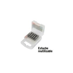 Dados Magneticos 1/4'' Largo 2-1/2'' 5pz 12939 Truper