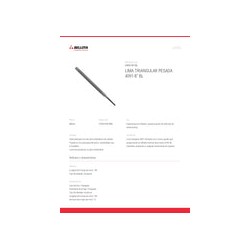 Lima Triangulo Pesado 8 64091081bl Bellota