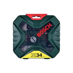Set Brocas Ideal En Metal X-line 34 Pzs 2607010608 Bosch