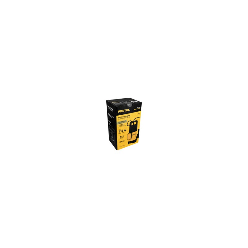 Bomba Sumergible Agua Sucia 1-1/2 Hp Pretul