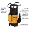 Bomba Sumergible Agua Sucia 1-1/2 Hp Pretul