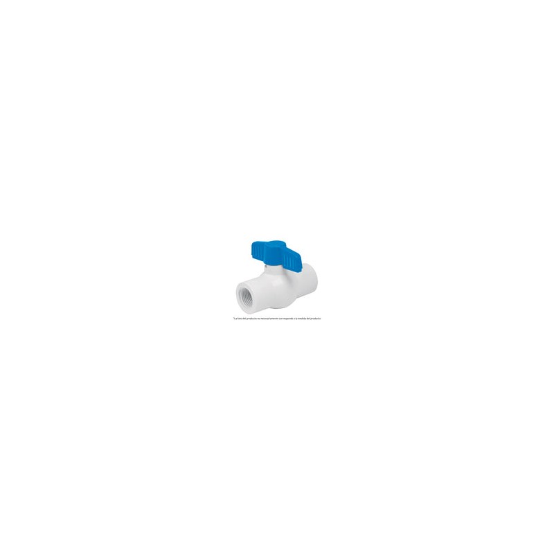 Valvula Esfera Pvc Roscable 1-1/4' Paq C4 49153 Foset