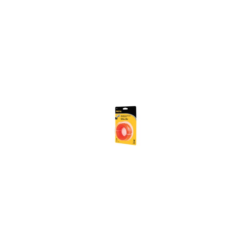 Hilo Redondo 2.4 Mm X 12 Mt Naranja Pretul 20024