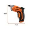 Atornillador Inalámbrico Desi-36 3.6v Naranja Truper